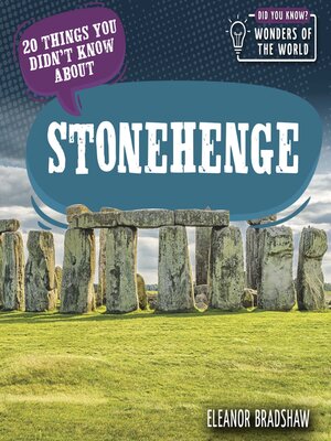 cover image of 20 Things You Didn't Know About Stonehenge